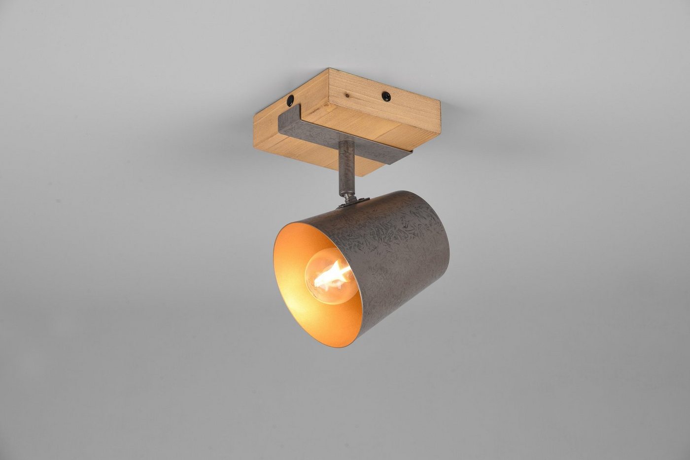 TRIO Leuchten Deckenstrahler Bell, ohne Leuchtmittel, Leuchtmittel wechselbar, Warmweiß, Spot 1-flammig zur Wand- und Deckenmontage / Leuchtmittel frei wählbar – Bild 3 von 5