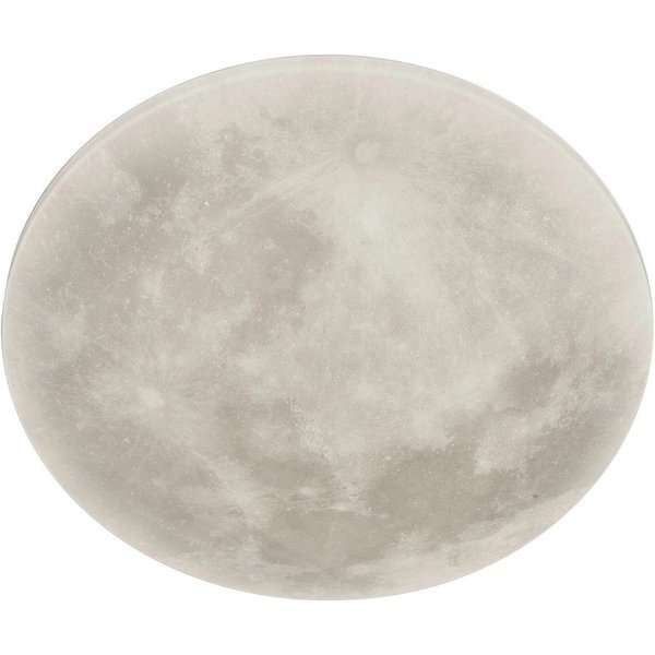 TRIO Leuchten LED Deckenleuchte Lunar, Dimmfunktion, Nachtlichtfunktion, Timerfunktion, LED fest integriert, Warmweiß, "Mondleuchte" Fernbedienung,integrierter 