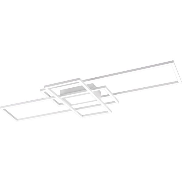 TRIO Leuchten LED Deckenleuchte MILA, Dimmfunktion, Memoryfunktion, Nachtlichtfunktion, LED fest integriert, Farbwechsler, Neutralweiß, Warmweiß, Tageslichtweiß