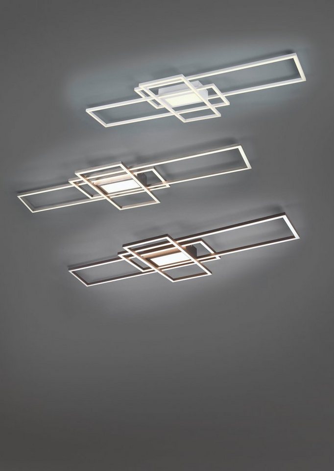 TRIO Leuchten LED Deckenleuchte MILA, Dimmfunktion, Memoryfunktion, Nachtlichtfunktion, LED fest integriert, Farbwechsler, Neutralweiß, Warmweiß, Tageslichtweiß – Bild 4 von 5