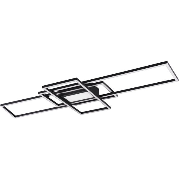 TRIO Leuchten LED Deckenleuchte MILA, Dimmfunktion, Memoryfunktion, Nachtlichtfunktion, LED fest integriert, Farbwechsler, Neutralweiß, Warmweiß, Tageslichtweiß