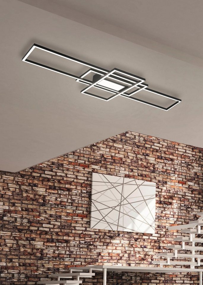 TRIO Leuchten LED Deckenleuchte MILA, Dimmfunktion, Memoryfunktion, Nachtlichtfunktion, LED fest integriert, Farbwechsler, Neutralweiß, Warmweiß, Tageslichtweiß – Bild 3 von 5