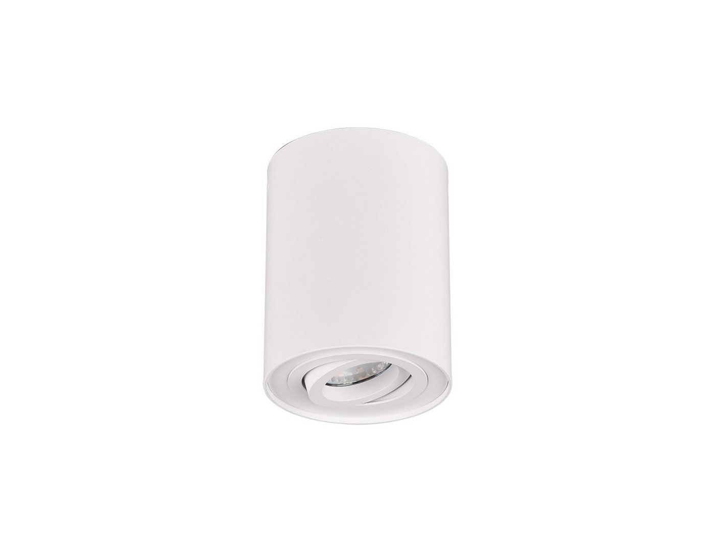 TRIO Leuchten LED Deckenstrahler, Dimmfunktion, LED wechselbar, Warmweiß, kleiner Aufbau-Spot Aufputz Strahler innen, Treppenhaus, Weiß Ø 9,6cm – Bild 5 von 5