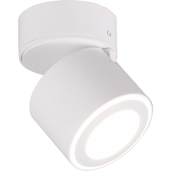 TRIO Leuchten LED Deckenstrahler, LED fest integriert, Warmweiß, Spot für Decke aus Metall, Aufputz oder Einbau-Strahler innen, Ø 9cm