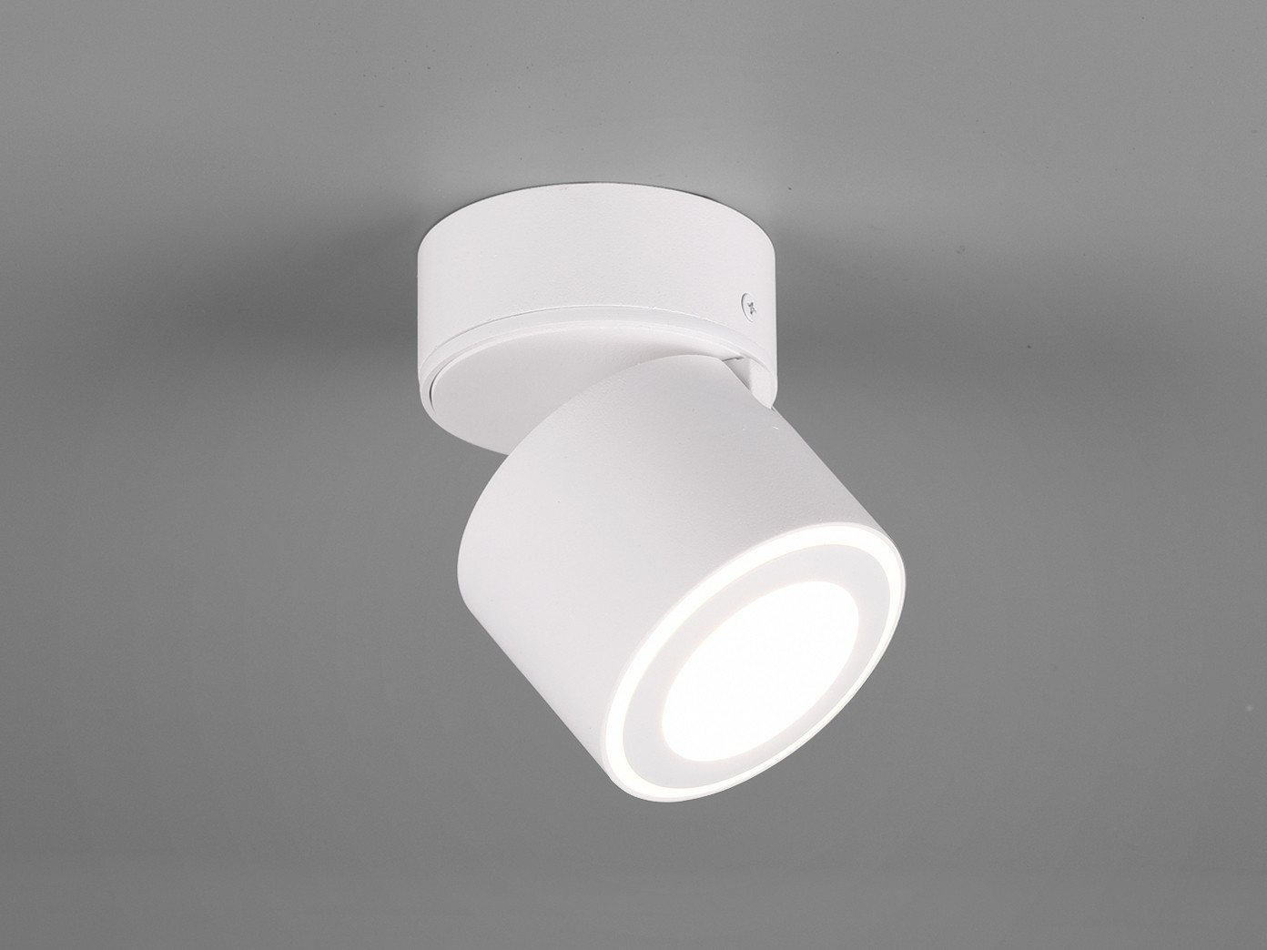 TRIO Leuchten LED Deckenstrahler, LED fest integriert, Warmweiß, Spot für Decke aus Metall, Aufputz oder Einbau-Strahler innen, Ø 9cm – Bild 2 von 5