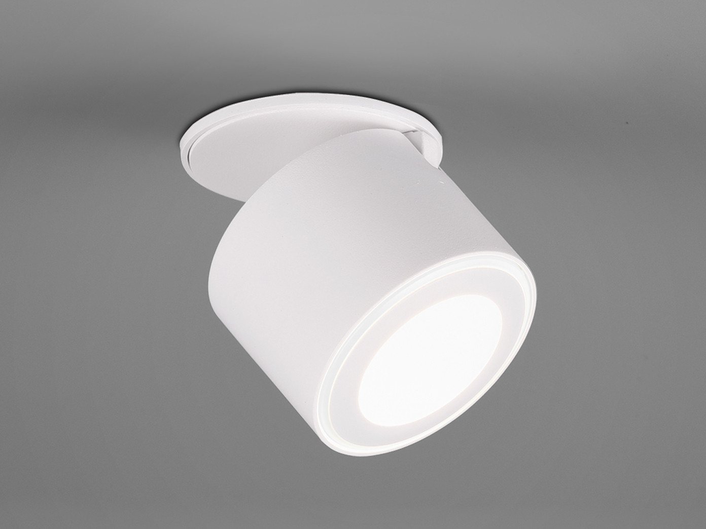TRIO Leuchten LED Deckenstrahler, LED fest integriert, Warmweiß, Spot für Decke aus Metall, Aufputz oder Einbau-Strahler innen, Ø 9cm – Bild 4 von 5