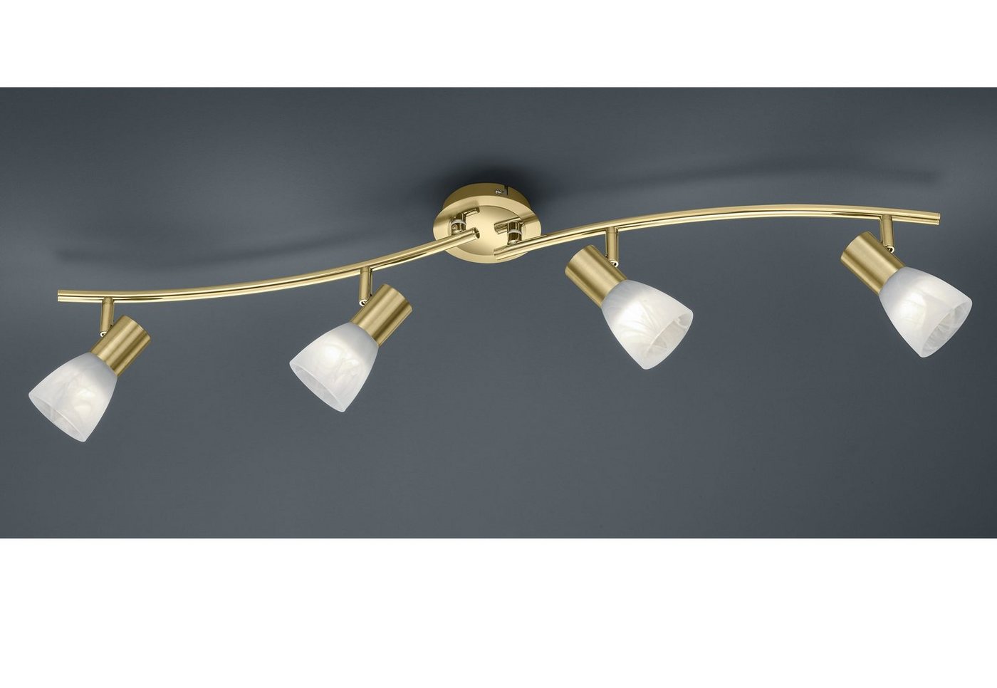 TRIO Leuchten LED Deckenstrahler Levisto, LED wechselbar, LED Deckenleuchte, LED Deckenlampe, schwenkbar – Bild 2 von 4