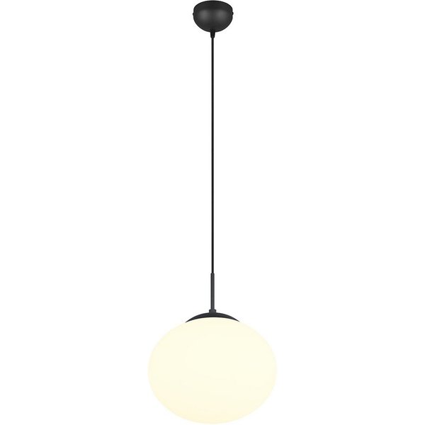 TRIO Leuchten LED Pendelleuchte, Dimmfunktion, LED wechselbar, Warmweiß, klein-e Glas-kugel Lampe über-n Esstisch & Couchtisch hängend Ø 30cm
