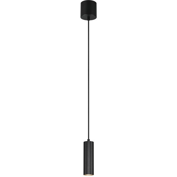 TRIO Leuchten LED Pendelleuchte, Dimmfunktion, LED wechselbar, Warmweiß, kleine Lampe für Esstisch Bett & Nachttisch hängend aus Metall Ø 5,5cm