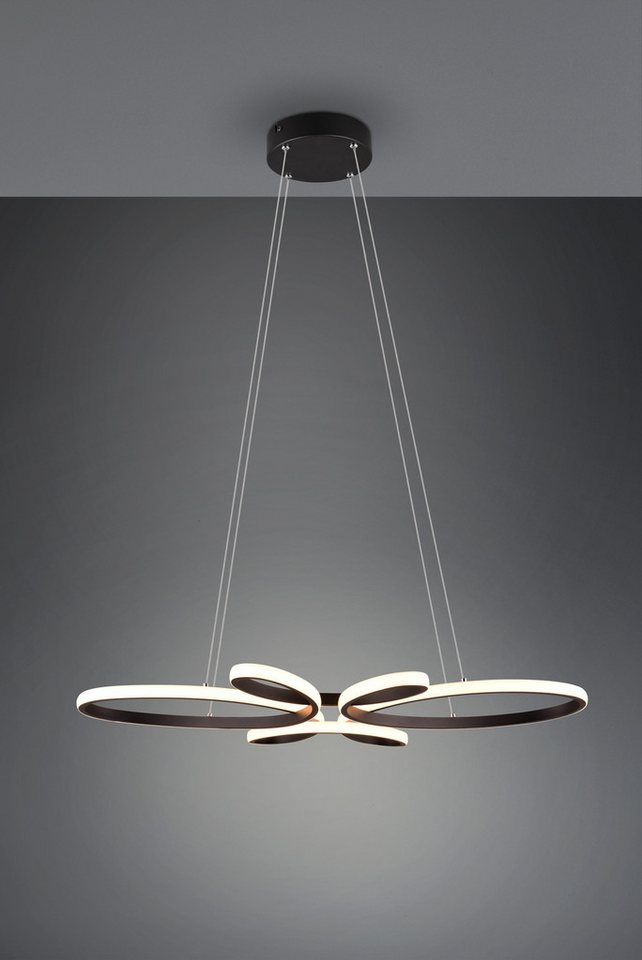 TRIO Leuchten LED Pendelleuchte FLY, Hängelampe LED 32W 3900 Lumen warmweiß 3000K 3-Stufen dimmbar, Dimmfunktion, LED fest integriert, Warmweiß, höhenverstellba – Bild 4 von 5