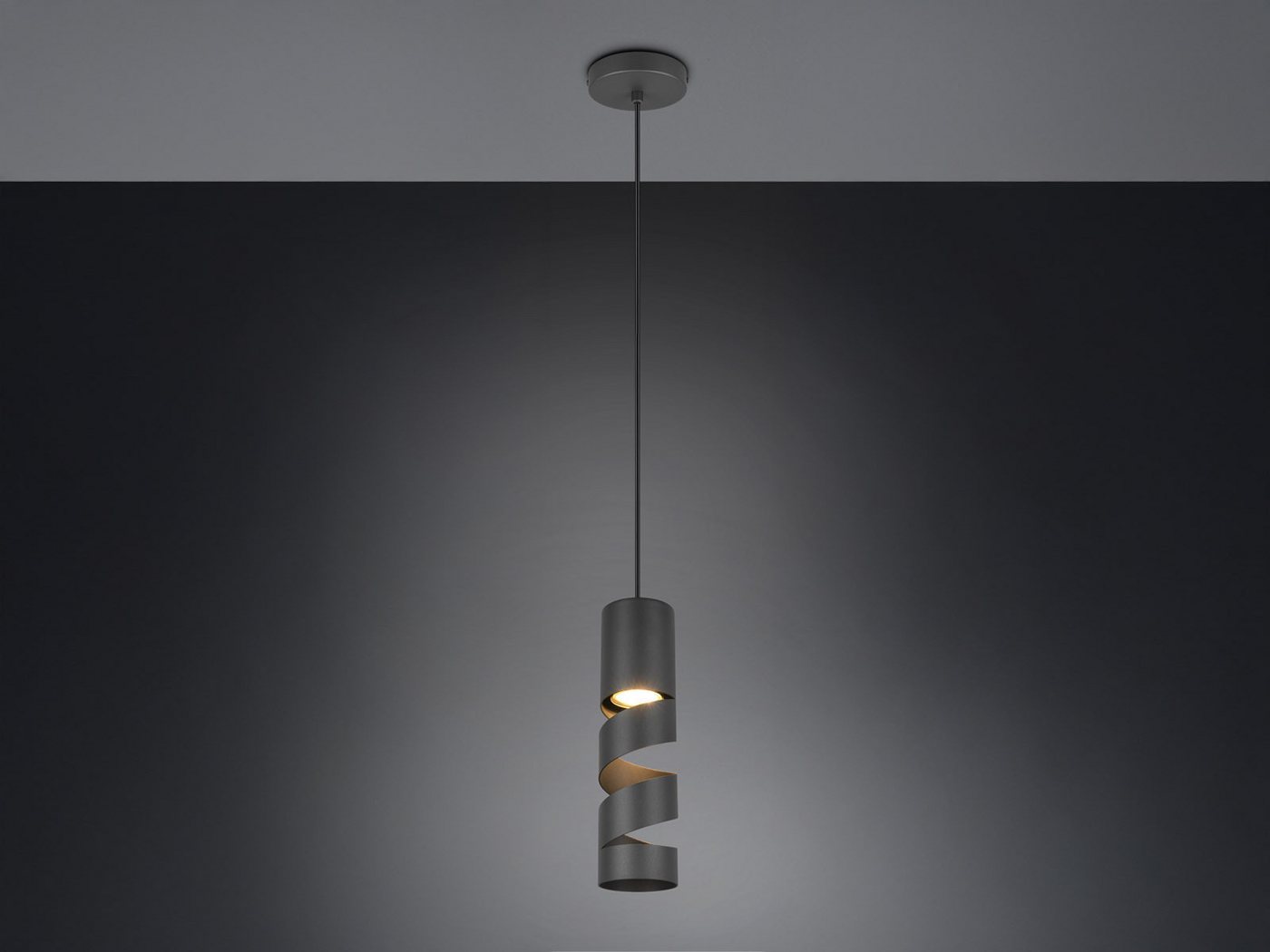 TRIO Leuchten LED Pendelleuchte, Dimmfunktion, LED wechselbar, warmweiß, Klein-e hängend über-n Esstisch & Nachttisch Bett – Bild 3 von 5