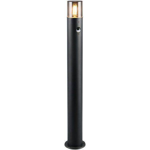 TRIO Leuchten LED Pollerleuchte, Bewegungsmelder, LED wechselbar, Warmweiß, Wegbeleuchtung, Ideen Garten-Beleuchtung, Terrassenleuchte, Höhe 80cm