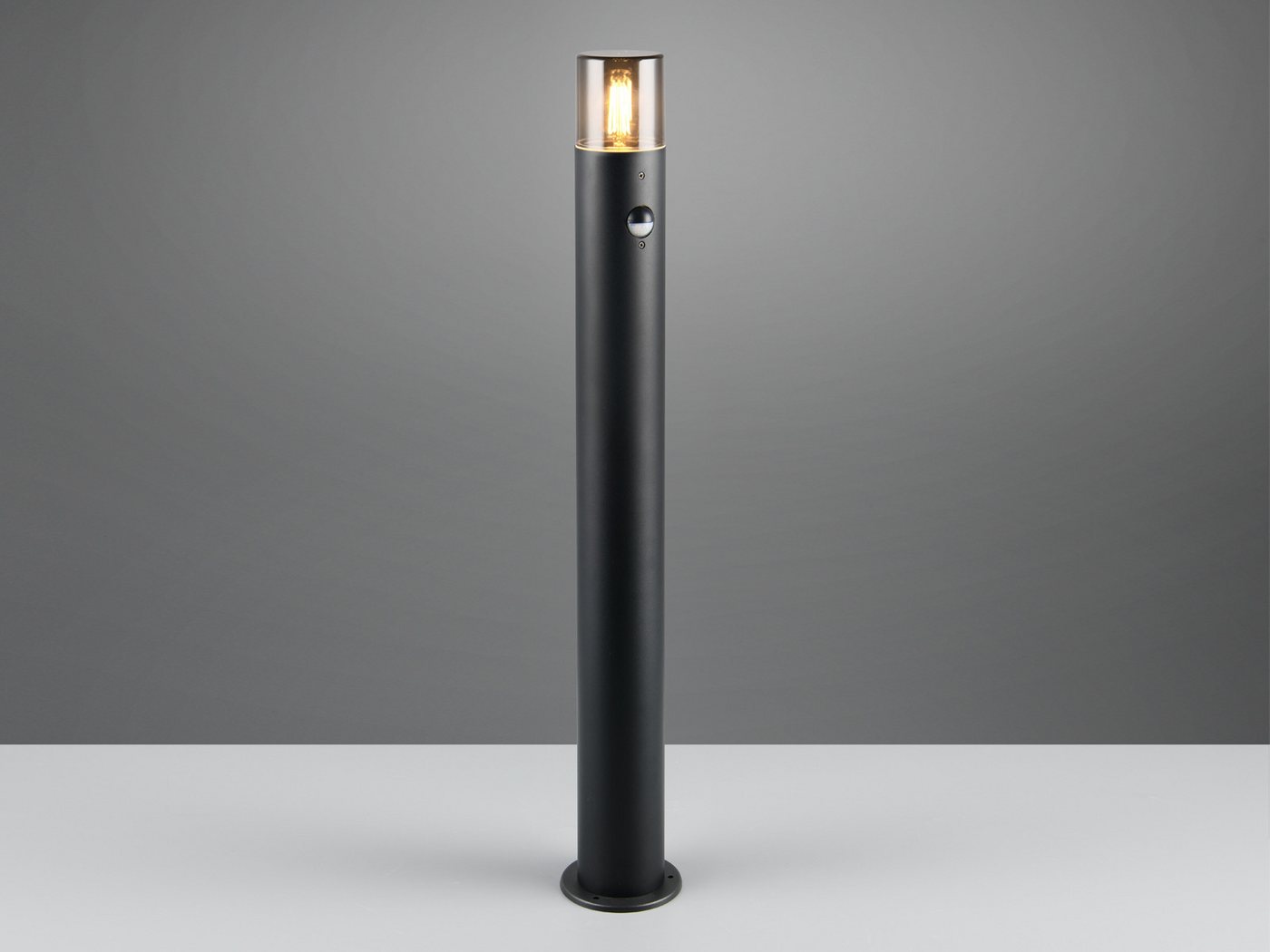 TRIO Leuchten LED Pollerleuchte, Bewegungsmelder, LED wechselbar, Warmweiß, Wegbeleuchtung, Ideen Garten-Beleuchtung, Terrassenleuchte, Höhe 80cm – Bild 3 von 5