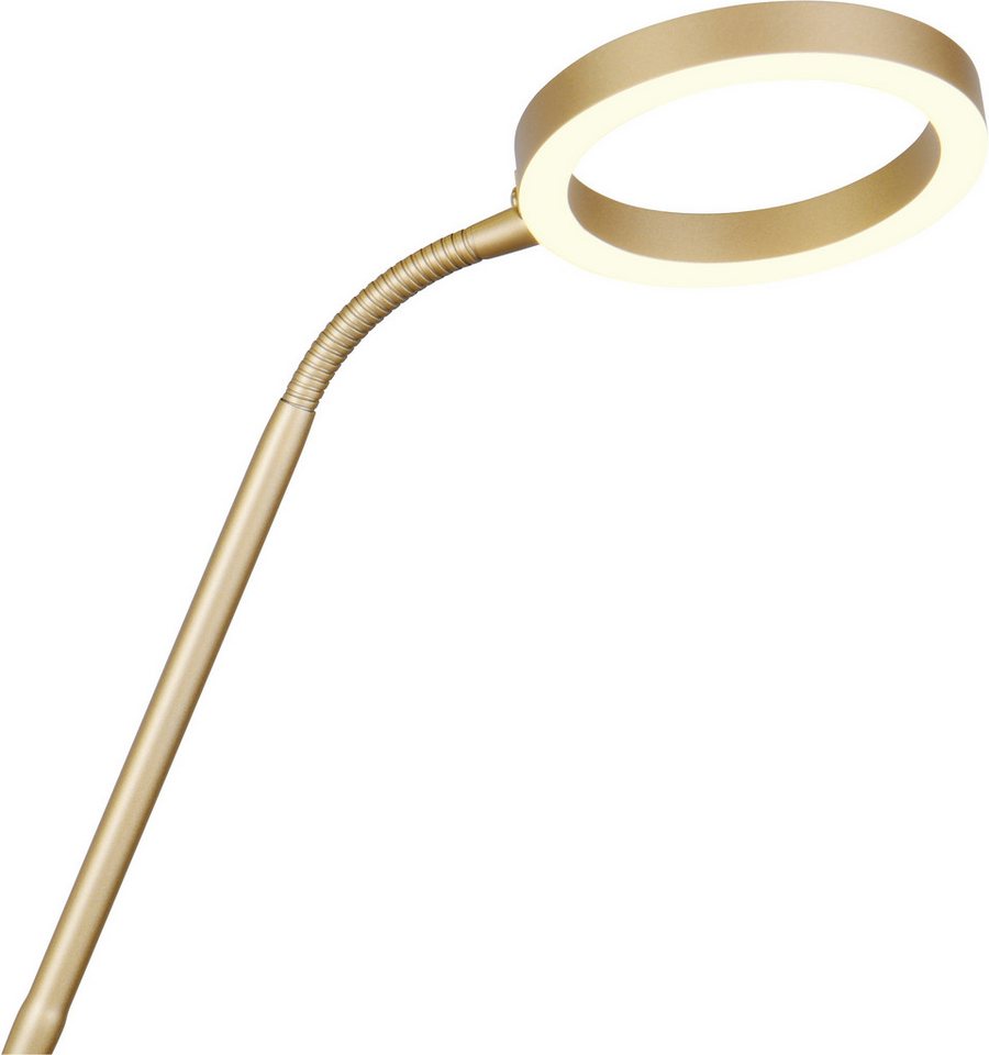 TRIO Leuchten LED Stehlampe WILLIS, Stehleuchte mit Lesearm, Touch Dimmer, CCT 2700-3200-4000K, Dimmfunktion, Lesearm, getrennt schaltbar, LED fest integriert,  – Bild 5 von 5