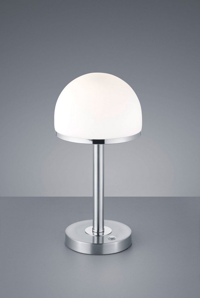 TRIO Leuchten LED Tischleuchte Berlin, Dimmfunktion, LED fest integriert, Warmweiß, Tischlampe mit 4 fach TOUCH-Dimmer in modernem Design – Bild 3 von 5