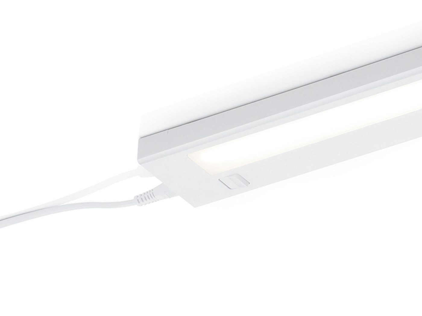 TRIO Leuchten LED Unterbauleuchte, 230V Direktanschluss, LED fest integriert, Warmweiß, 2er SET Unterbau-Leisten Küchenbeleuchtung, Unterbaulichter Küche 55cm – Bild 4 von 5