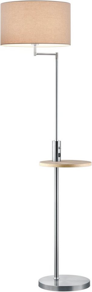 TRIO Leuchten Stehlampe Claas, USB-Anschluss mit Ladefunktion, ohne Leuchtmittel, schwenkbar, USB Anschluss mit Ladefunktion, Leuchtmittel tauschbar – Bild 5 von 5