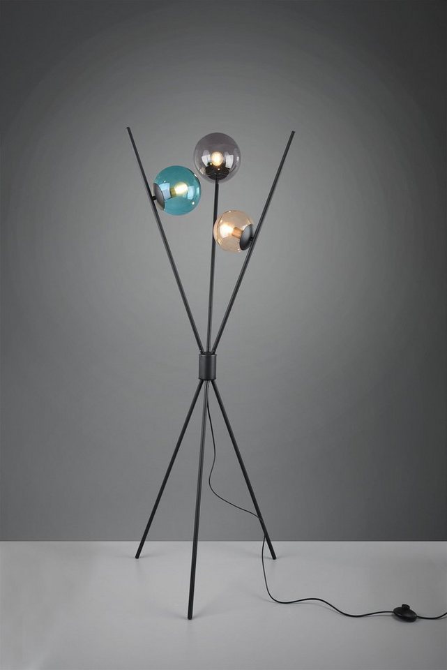 TRIO Leuchten Stehlampe Lance, ohne Leuchtmittel, Fußschalter, Leuchtmittel tauschbar – Bild 4 von 5