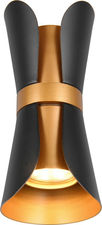 TRIO Leuchten Wandleuchte COAT, up-and-down Wandlampe exkl 2x GU10 max 10W, zweifarbig, Leuchtmittel wechselbar, warmweiß - kaltweiß, moderne Design Wandleuchte – Bild 5 von 5