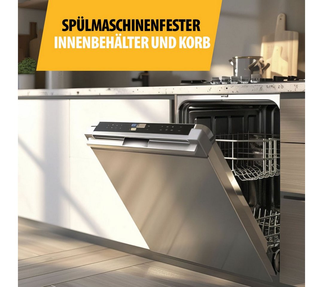 Tristar Fritteuse FR-9327, 2000 W, Edelstahl-Gehäuse, 3L, 190°C, Kaltzone, Cool-Touch-Gehäuse – Bild 4 von 5