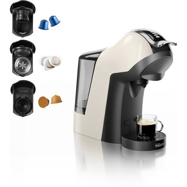 Tristar Kaffeebereiter CM-2301, 3-in-1 - Nespresso® und Dolce Gusto® Kapseln