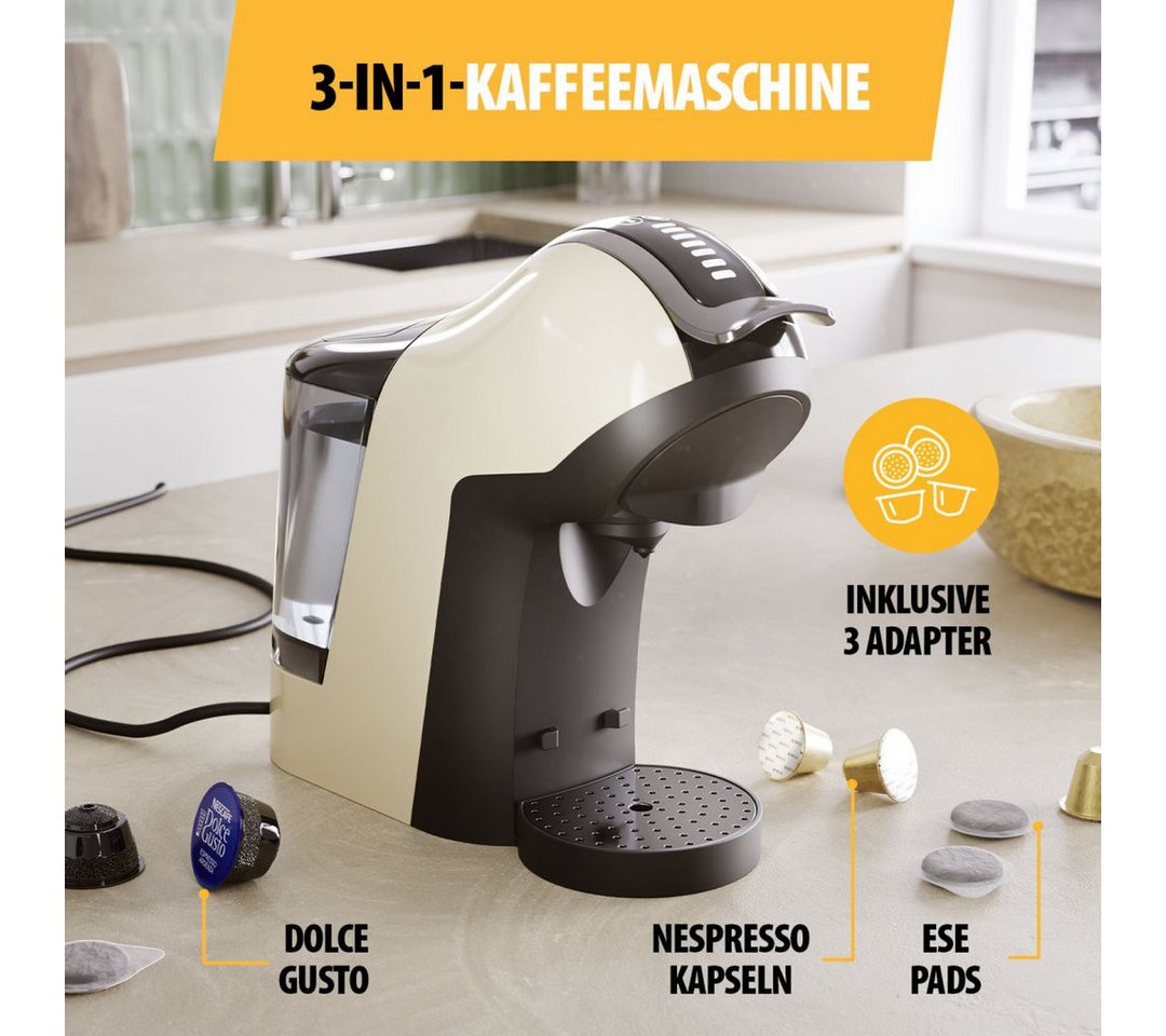 Tristar Kaffeebereiter CM-2301, 3-in-1 - Nespresso® und Dolce Gusto® Kapseln – Bild 3 von 5