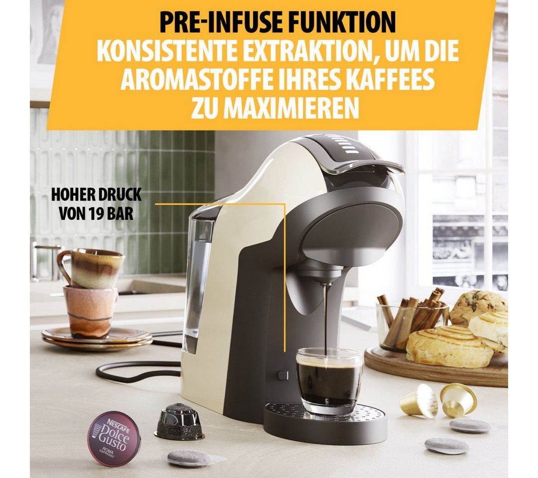 Tristar Kaffeebereiter CM-2301, 3-in-1 - Nespresso® und Dolce Gusto® Kapseln – Bild 4 von 5
