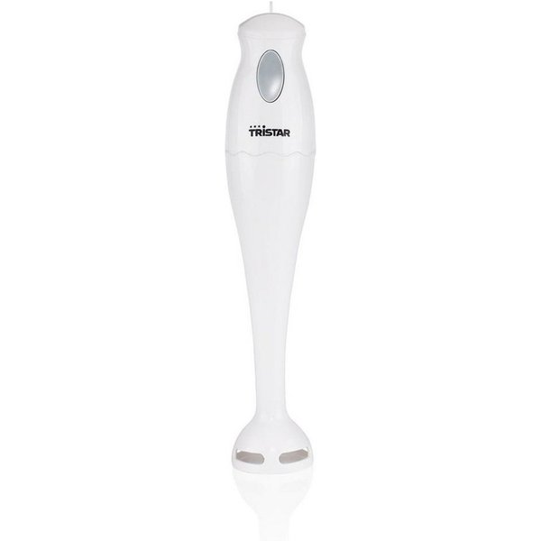 Tristar Stabmixer, 170 W, Praktischer Hand Küchen-Mixer Pürierstab Mixstab mit Edelstahl Klingen