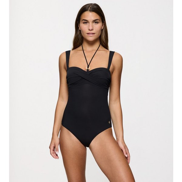 Triumph Badeanzug Summer Twist softes Material, Zierring, schnelltrocknende Cups