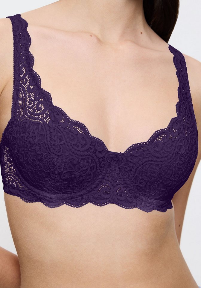 Triumph Balconette-BH Amourette Stretch-Spitze, weich, feminin, breite Träger – Bild 3 von 5
