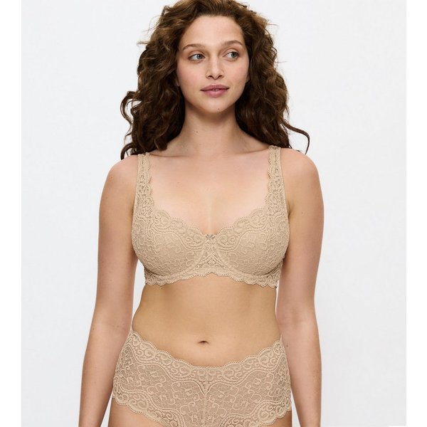Triumph Balconette-BH Amourette Stretch-Spitze, weich, feminin, breite Träger
