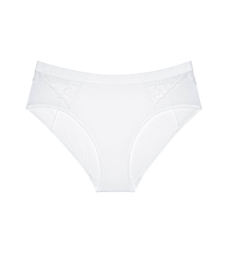 Triumph Maxislip Wild Azalea Florale Spitze, hochgeschnitten, Satin-Einfassung, elastisch – Bild 2 von 5