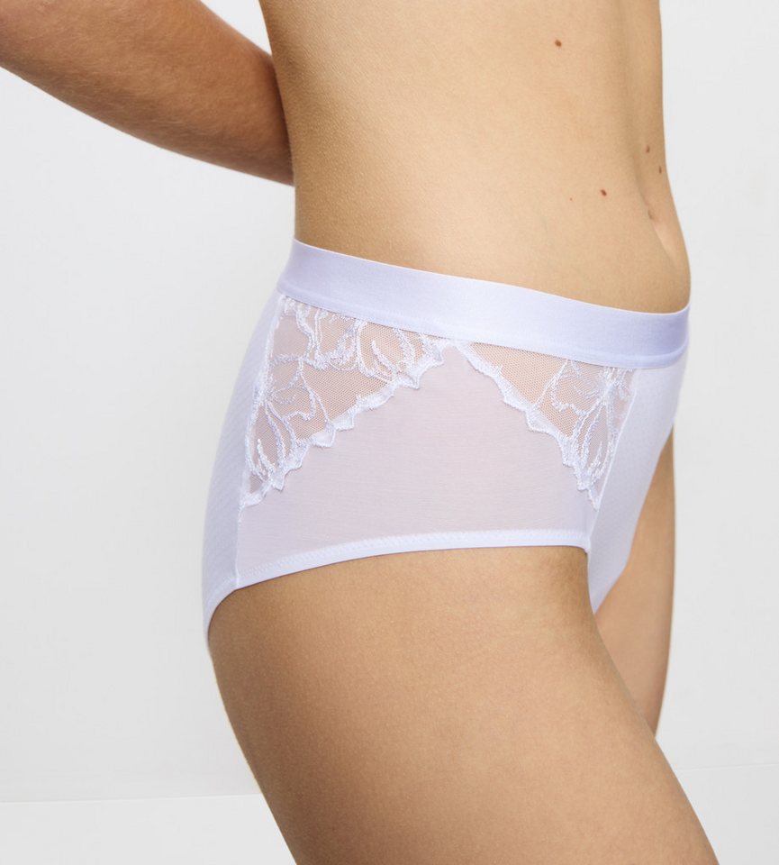 Triumph Maxislip Wild Azalea Florale Spitze, hochgeschnitten, Satin-Einfassung, elastisch – Bild 3 von 5