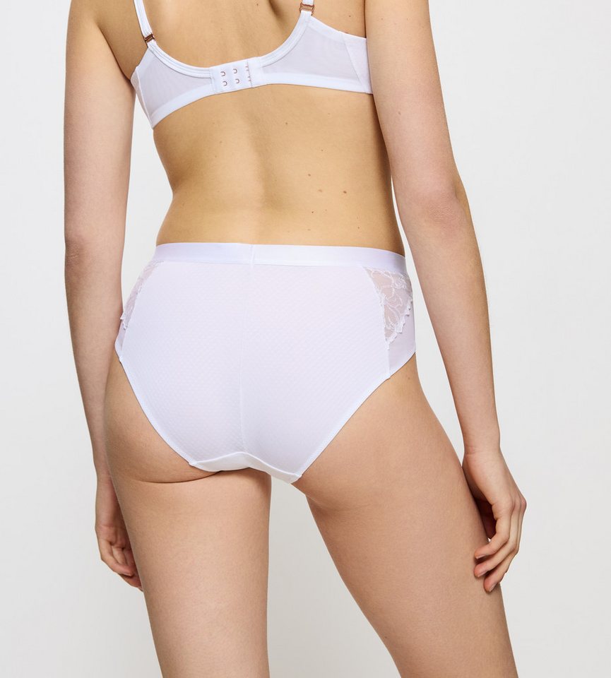 Triumph Maxislip Wild Azalea Florale Spitze, hochgeschnitten, Satin-Einfassung, elastisch – Bild 4 von 5
