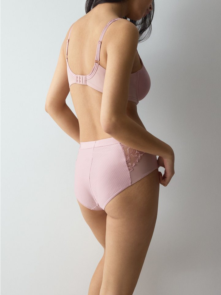 Triumph Maxislip Wild Azalea Florale Spitze, hochgeschnitten, Satin-Einfassung, elastisch – Bild 3 von 4