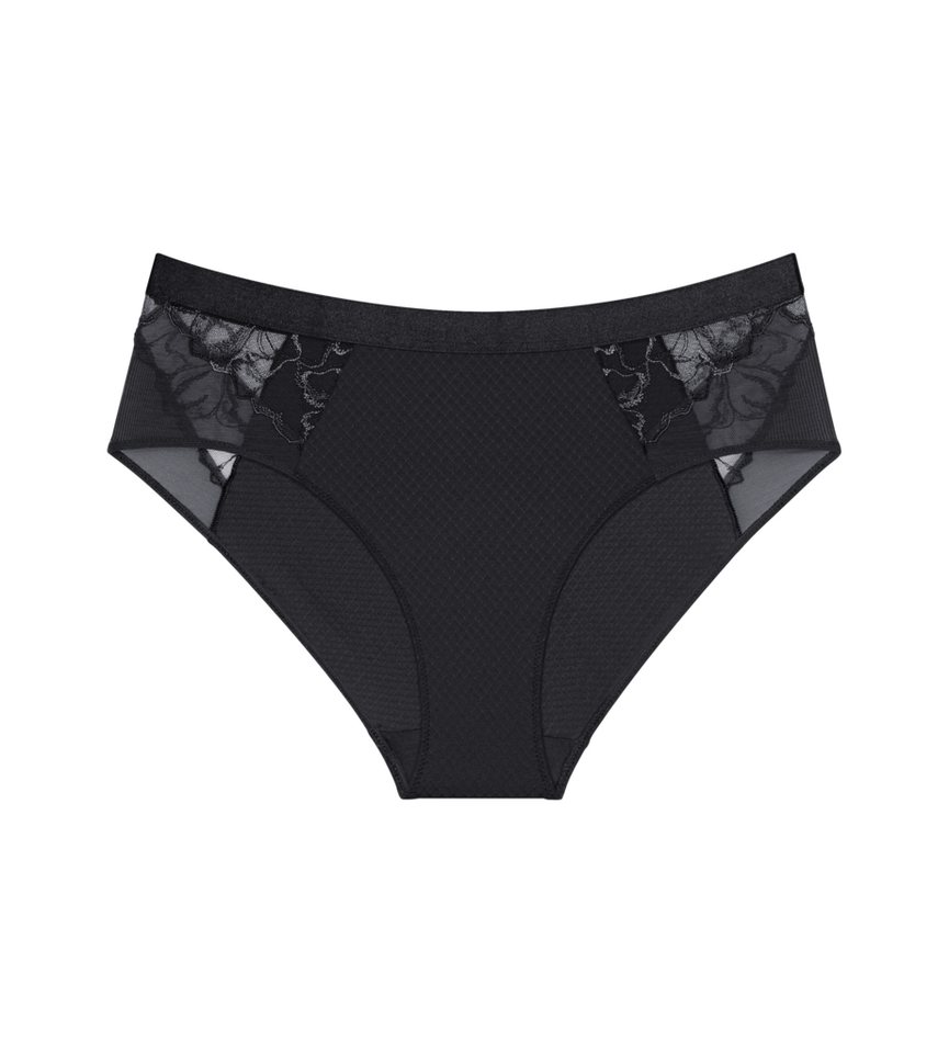 Triumph Maxislip Wild Azalea Florale Spitze, hochgeschnitten, Satin-Einfassung, elastisch – Bild 2 von 5