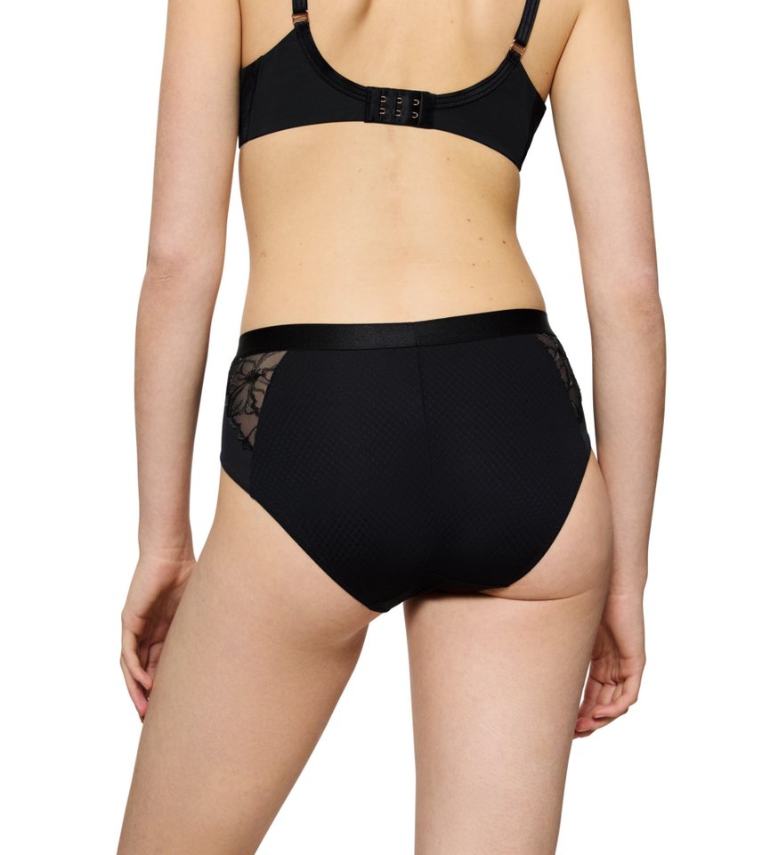Triumph Maxislip Wild Azalea Florale Spitze, hochgeschnitten, Satin-Einfassung, elastisch – Bild 3 von 5