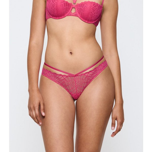 Triumph String That Night In Vegas Spitz, mit Mesh-Rückseite, Bänderdetails, elegante Passform