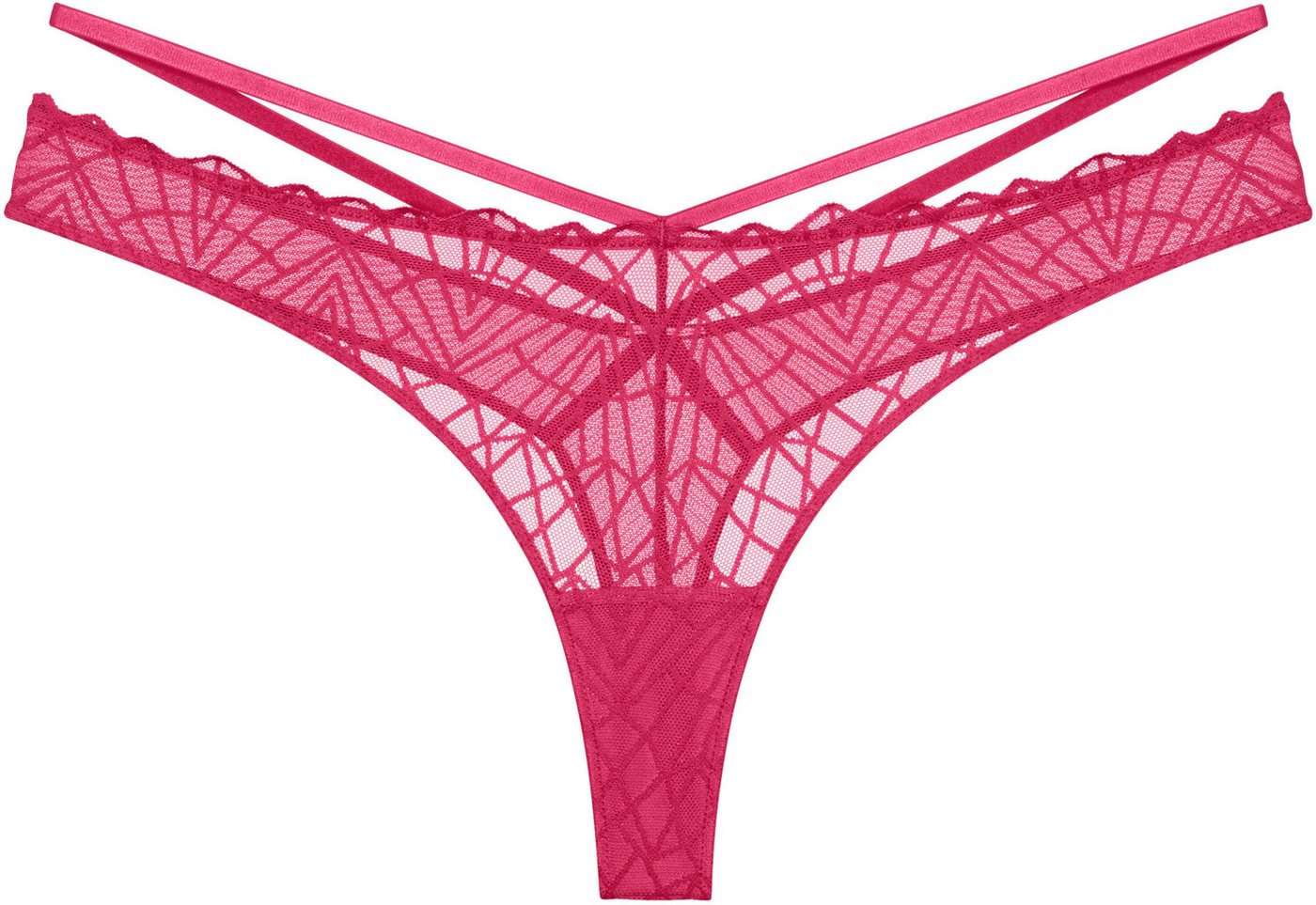 Triumph String That Night In Vegas Spitz, mit Mesh-Rückseite, Bänderdetails, elegante Passform – Bild 2 von 5