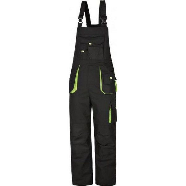 Triuso Arbeitslatzhose Power Latzhose robust aus Mischgewebe Canvas Bindung und Dreifachnähte