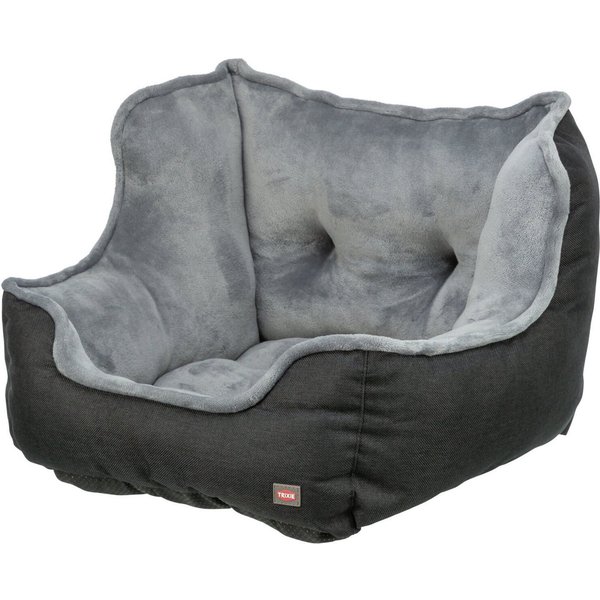 TRIXIE Hunde-Autositz Weich gepolsteter Hundeautositz mit Vlies - beige - 50 × 40 × 50 cm