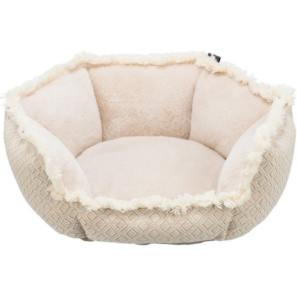 TRIXIE Hundebett Bett Boho - beige - 50 × 50 cm