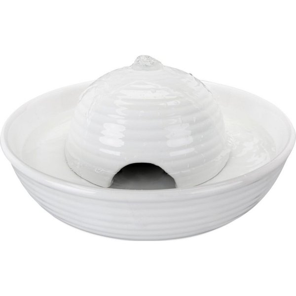 TRIXIE Trinkbrunnen Trinkbrunnen Vital Flow - weiß - 0,8 l/ø 24 × 10 cm