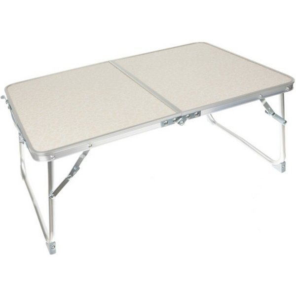 Trizand Campingtisch Klappbarer Campingtisch (Spar-Set, platzsparend), Lässt sich in Sekunden zu einem handlichen Koffer falten