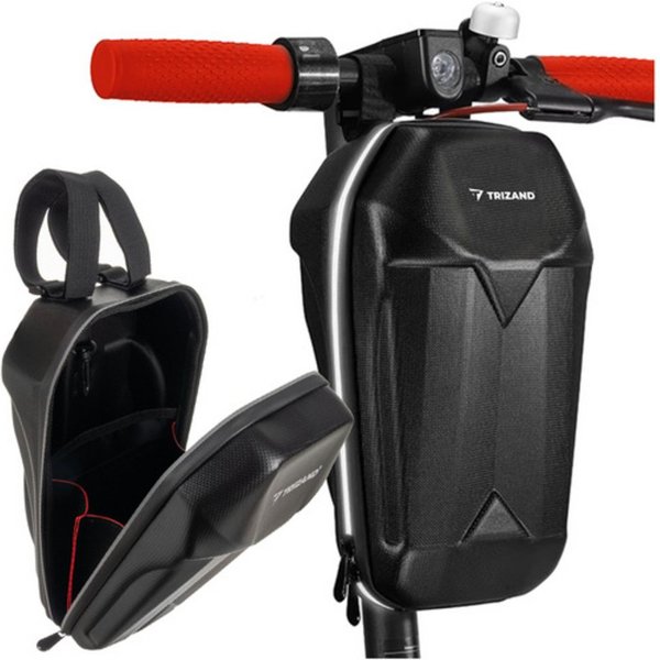 Trizand Scootertasche Lenkertasche Rollertasche (Spar-Set, 1-tlg., wasserdicht, universell), Bietet Platz für Handy, Schlüssel, Geldbörse und eine 1-Liter-Flasc