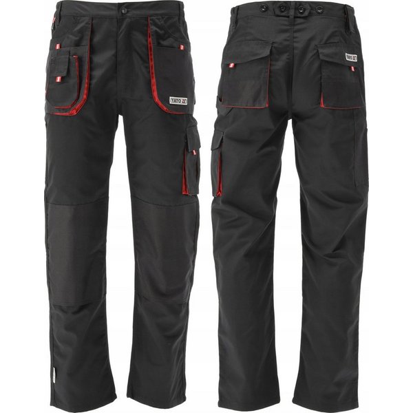 TRIZERATOP Arbeitshose Arbeitshose DUERO schwarz/rot Gr. L