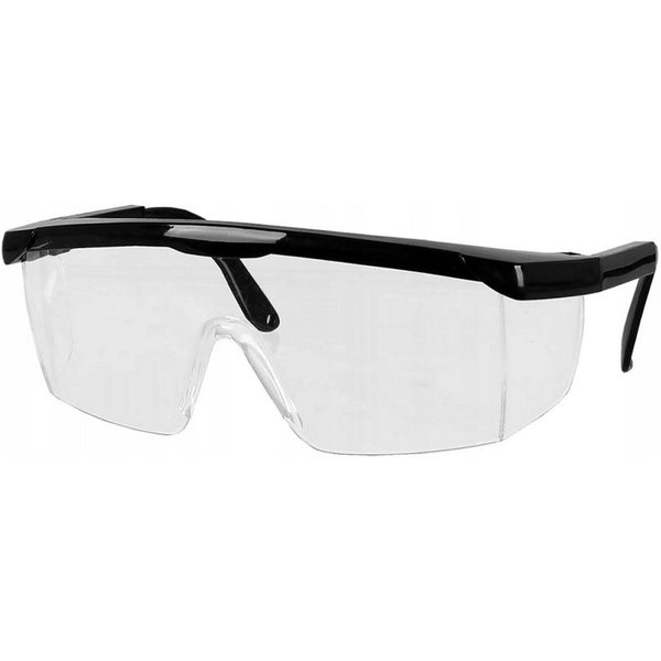 TRIZERATOP Arbeitsschutzbrille Schutzbrille mit Bügel, und Seitenschutz EN -166, verstellbar