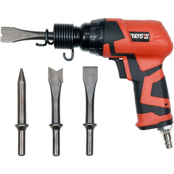 TRIZERATOP Druckluft-Meißelhammer Pneumatischer Meißelhammer, Composite-Gehäuse, für 10 mm