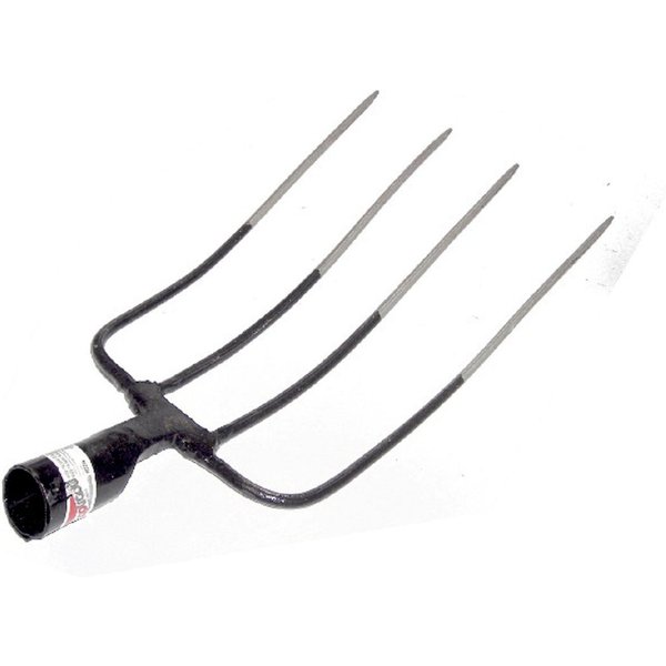 TRIZERATOP Gartenhacke Dunggabel, Heugabel, Streugabel, Mistgabel 4 Zinken ohne Stiel 32x22cm, Dunggabel, Heugabel, Streugabel, Mistgabel 4 Zinken ohne Stiel 32