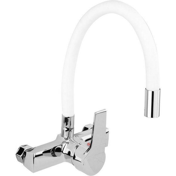 TRIZERATOP Küchenarmatur Küchenarmatur, Wandarmatur flexible, weiß, Wasserhahn Spültischarmatur (Küchenarmatur, Wandarmatur flexible, weiß, Wasserhahn Spültisch